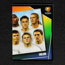 That england, for the second time in a major competition since the 1966 world cup, finished ahead of old rivals germany, who went from champions in 1996 to. Euro 2004 No 115 Panini Sticker Team England Right Sticker Worldwide