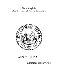 annual report west virginia legislature