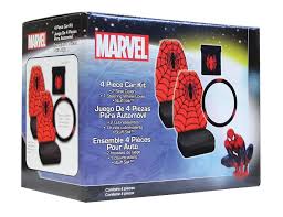 Marvel Spiderman Seat Cover Kit 4 Pc