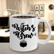 Everyone would love this halloween cup as a timely present. Witches Brew Coffee Mug Halloween Themed Witch Cauldron Best Caribou Coffee Coffee Games Tassimo Coffee Pods