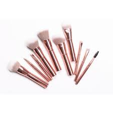 China 10pcs Multi Function Synthetic Hair Makeup Applicators For