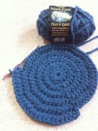 easy round thick crochet rug beginner