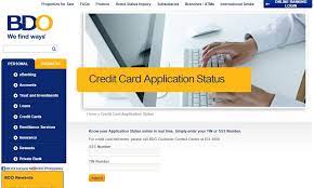 bdo credit cards application