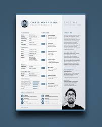Free Resume Template In Photoshop Psd Illustrator Ai And