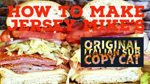 how to make jersey mikes italian sub at