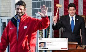 Yesterday, while campaigning in ohio. Unshaven Paul Ryan Starts Life After The Speaker S Chair By Taking His Kids To School Daily Mail Online
