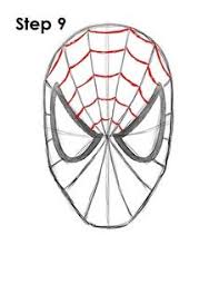 Make the bottom of this oval slightly pointed to create spiderman's chin. 53 How To Draw Spiderman Ideas Spiderman Spiderman Drawing Draw