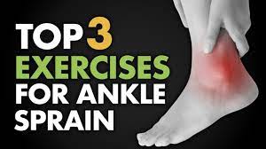 top 3 exercises for ankle sprain you