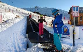 family ski resort les menuires family