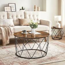 Vasagle Round Coffee Table Small