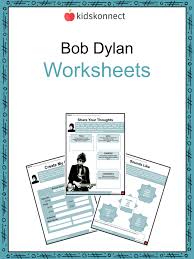 Bob Dylan Facts Worksheets Life