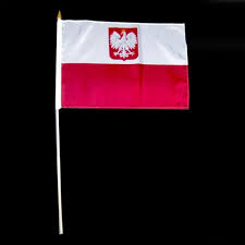 The polish flag with eagle. Polish Art Center Polish Flag On A Stick With Eagle 11 X 18