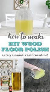 homemade wood floor polish recipe