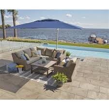 Enjoying your outdoor living space starts with the right patio furniture. Hawkesbury 4 Piece Conversation Set Lowe S Canada