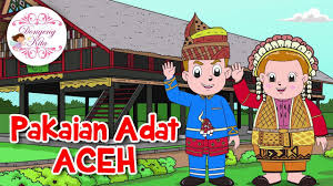 Download gambar sketsa rumah adat betawi. Pakaian Adat Aceh Budaya Indonesia Dongeng Kita Youtube