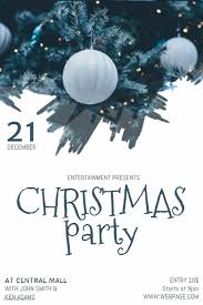 Free Christmas Party Flyer Template Postermywall