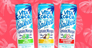 vita coco spiked with captain morgan