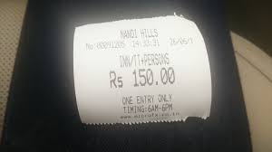 Nandi Hills Ticket