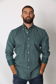 Green Check Twill Shirt