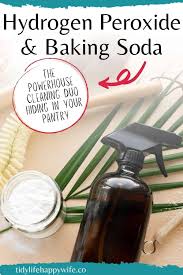 hydrogen peroxide and baking soda