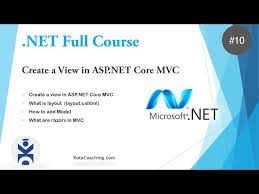 asp net core mvc create a view net