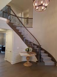 carpet staircase with iron baers