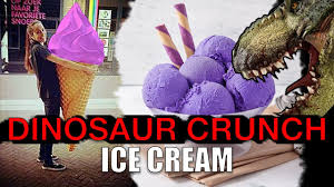 the dinosaur crunch ice cream