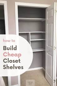 Cut the plywood pieces according to the illustration. How To Build Easy Small Closet Shelves In A Weekend Diy Closet Shelving Idea The Diy Nuts