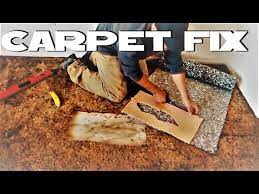 patch hole in carpet diy 3 minutes home