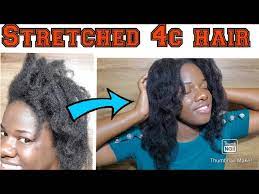 how to stretch 4c natural hair safely