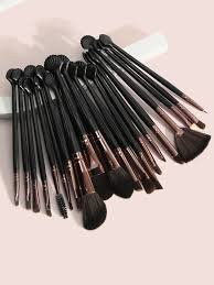20pcs s shaped makeup brush set