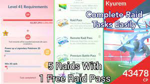 5 RAIDS WITH ONLY 1 FREE RAID PASS - Complete Win Raids Task Easily | Level  41 Task Trick - YouTube
