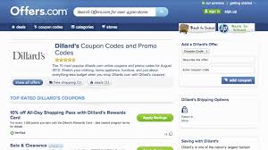dillard s 2016 how to use promo codes and for dillards
