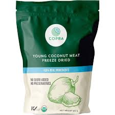 young coconut meat freeze dried copra