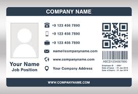 employee id card template images
