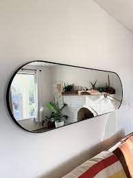 Full Length Large Modern Capsule Mirror