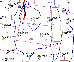 Wind Direction And Isobars Surface Maps