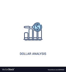 Dollar Analysis Bars Chart Concept 2 Colored Icon