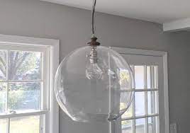 Diy Sphere Chandelier From A Glass Bowl