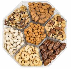 holiday nut gift tray nuts