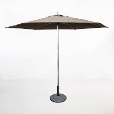 Tiki Round Patio Umbrella Taupe