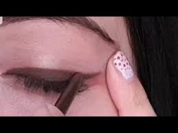 brown kajal eye makeup
