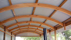 how to build a curved roof truss step