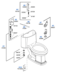 English Trellis Toilet Repair Parts By