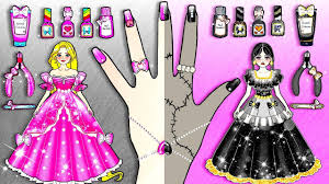 paper diy costumes pink barbie vs