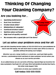Cleaning Ads Sample Your Cleaning Business Flyers Need To Be On Tar