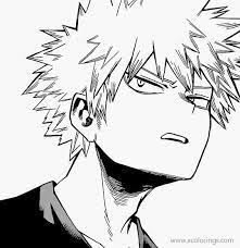 Please find out free printable my hero academia coloring sheet to print and color online or offline on coloringonly. My Hero Academia Coloring Pages Katsuki Bakugo Xcolorings Com