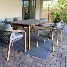 Capps Concrete Outdoor Dining Table