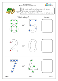 Subtraction is a key skill to learn for young students. Which Is Larger Ordering Numbers Maths Worksheets For Later Reception Age 4 5 By Urbrainy Com