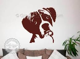 Boxer Dog Sticker Dog Wall Art Home
